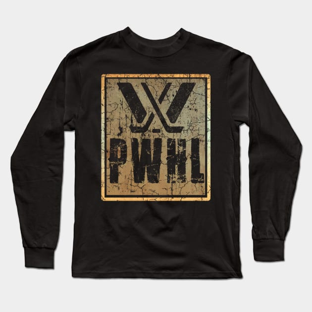 PWHL NEW YORK HOCKEY Long Sleeve T-Shirt by katroxdesignshopart444